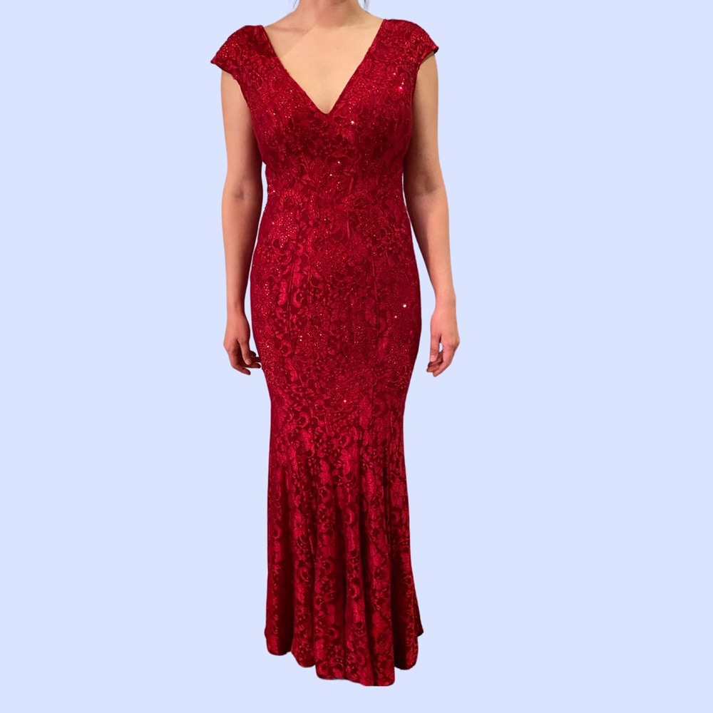 Jovani Lace & Sequinned Dress